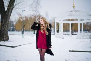 Winter style: summer dresses  Winter style: summer dresses